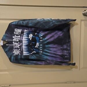 Tokyo Ghoul Anime tie dye Graphic Hoodie